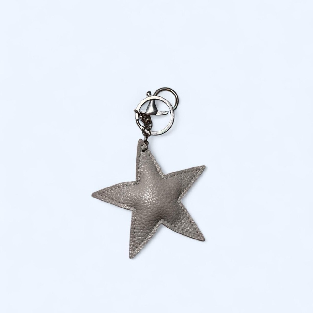 Gray Star Keychain
